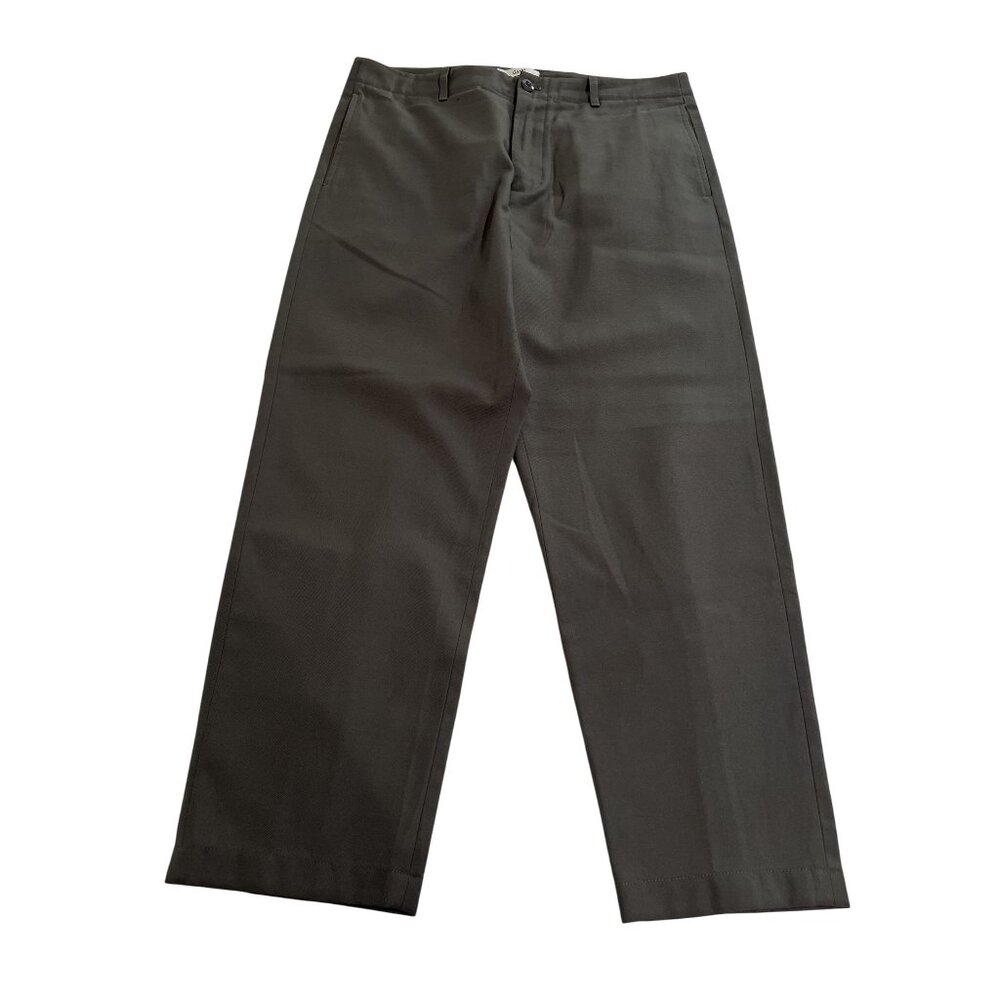 OAMC Straight Leg Rear Zipper Pants in Grey